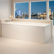 Zenith 5mm Square Single Ended Bath - 1600x700mm