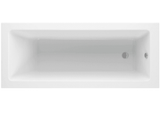 Zenith 5mm Square Single Ended Bath - 1800x800mm