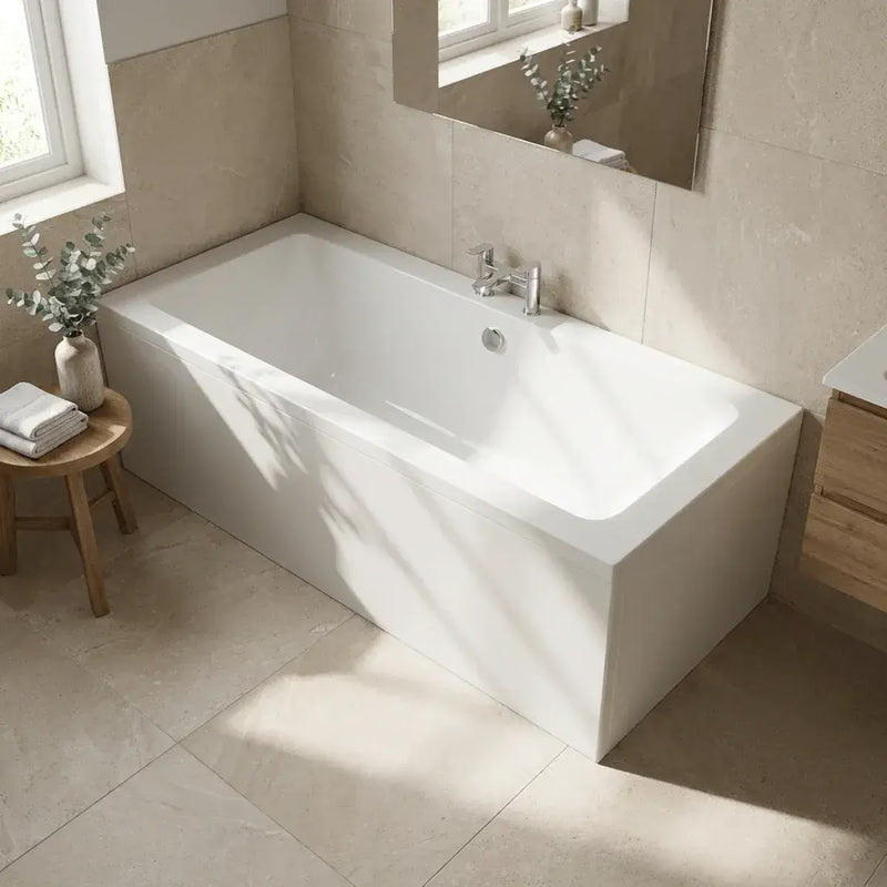 Zenith Acrylox Reinforced Double Ended Bath - 1700 x 750mm