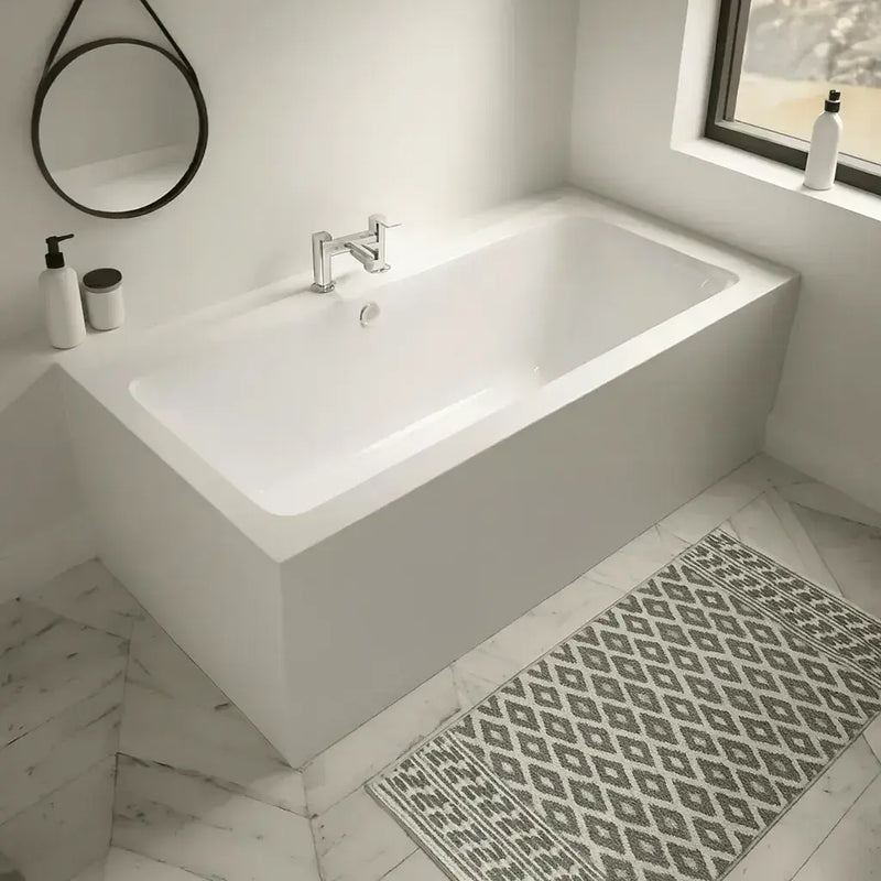 Zenith Acrylox Reinforced Double Ended Bath - 1700 x 700mm