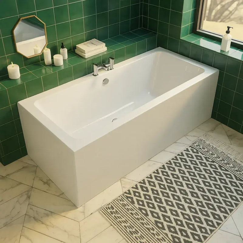 Zenith Acrylox Reinforced Double Ended Bath - 1700 x 700mm