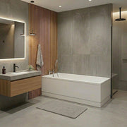 Zenith Acrylox Reinforced Single Ended Bath - Lifetime Guarantee - 1700 x 750mm