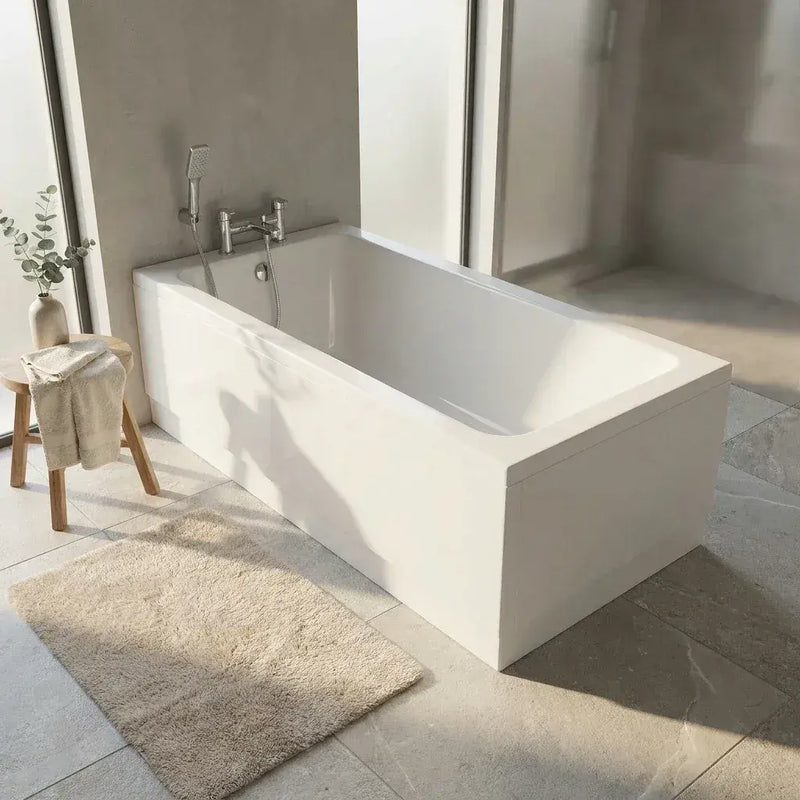 Zenith Acrylox Reinforced Single Ended Bath - Lifetime Guarantee - 1700 x 700mm